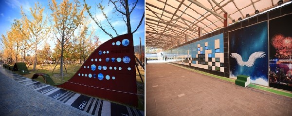 ▲ 화성산업(대표이사 이홍중)에서 시공한 부산시민공원이 대한민국 토목건축기술대상에서 최우수상을 수상했다.사진은 부산시민공원 내부 모습.ⓒ화성산업 제공