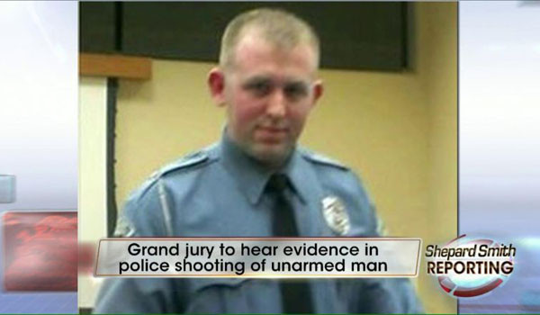 ▲ 마이클 브라운을 쏜 경찰 대런 윌슨. ⓒ美폭스TV 보도화면 캡쳐