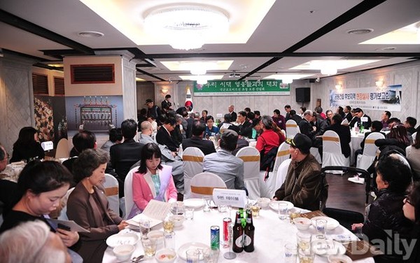 28일 오후 서울 세종문화회관에 위치한 한 식당에서 국군포로들과의 오찬 간담회가 열렸다. 2014.11.28 ⓒ뉴데일리 정재훈 기자