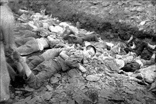 ▲ 2000년 미국에서 공개된 대전교도소 산내 학살사건 관련 사진. ⓒ美정부기록