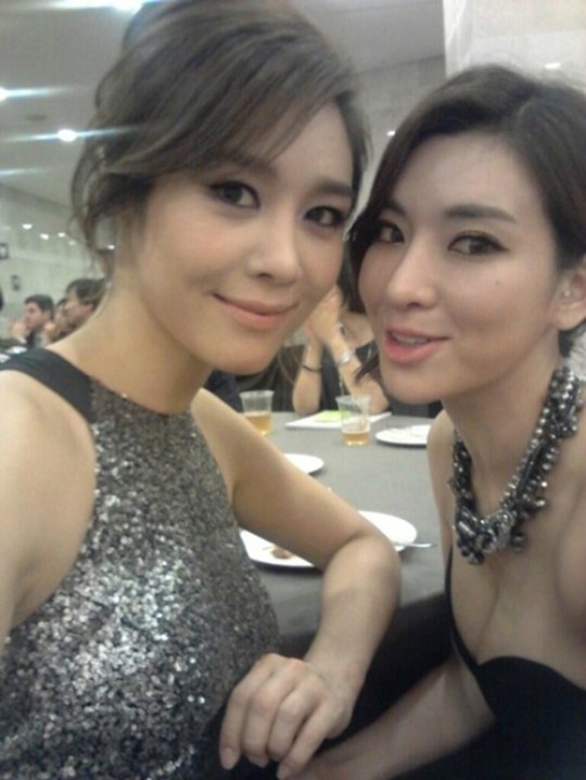 ▲ 정선아 옥주현.   ⓒ사진=옥주현 트위터