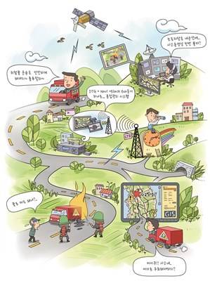 ▲ 위험물질 운송차량 추적관리시스템 개념도.ⓒ국토교통부