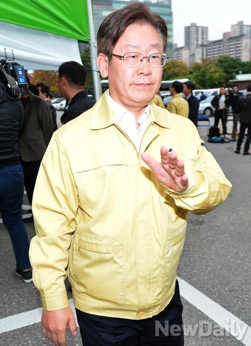 ▲ 성남FC의 이재명 구단주.ⓒ뉴데일리 사진DB