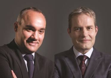 ▲ 데이브 다스 삼성전자 북미총괄 상무(좌), 에드윈 알테나 삼성전자 구주총괄 상무 ⓒ삼성그룹