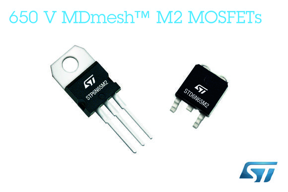 ▲ 650V MDmesh M2 MOSFETs. ⓒST마이크로.