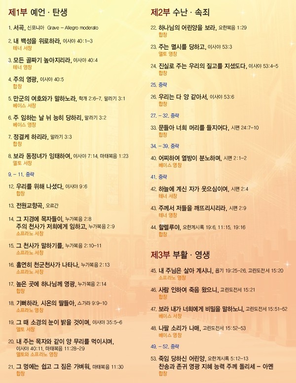 ▲ 헨델의 메시아, 함께 찬양하기 프로그램.ⓒ계명대 제공