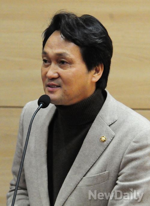 ▲ 새정치민주연합 안민석 의원. ⓒ뉴데일리 이종현 기자