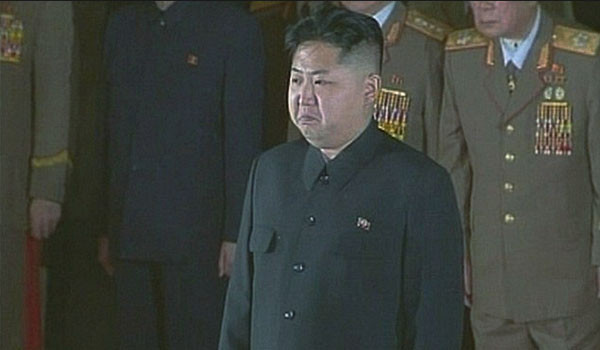 ▲ "힝, 아빠…. 나 어떡해" 김정일 사망 당시 질질 짜는 정은이. ⓒ北선전매체 보도화면 캡쳐