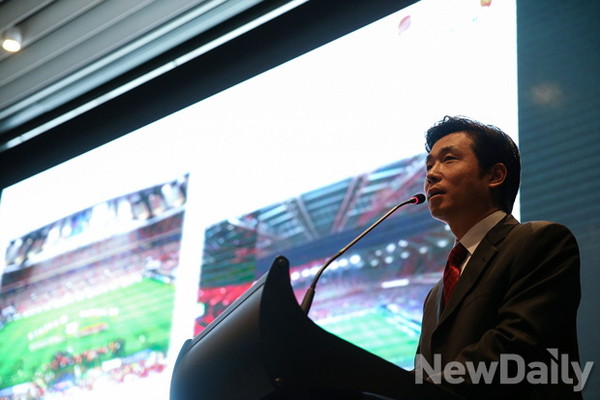 ▲ 김진형 프로축구연맹 구단지원팀장.ⓒ프로축구연맹