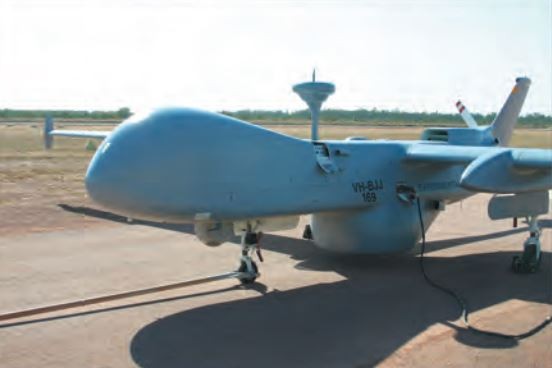 ▲ 헤론 무인정찰기.ⓒIAI