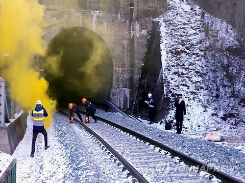 ▲ 태백소방서 훈련 모습 (자료사진) ⓒ 연합뉴스 무단전재 및 재배포금지