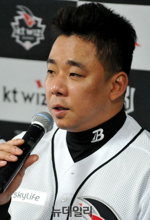 ▲ 김사율 선수.ⓒ뉴데일리 이종현 사진기자