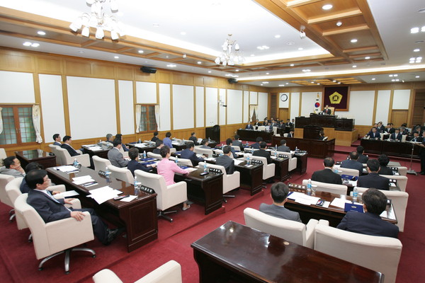 ▲ 올해 열린 대구시의회 본회의 모습.ⓒ대구시의회 제공