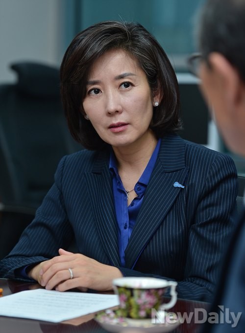 ▲ 나경원 새누리당 보수혁신위 선거개혁 소위 위원장. ⓒ뉴데일리 정상윤 기자