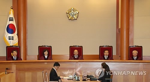 ▲ 헌법재판소가 19일 통진당 해산과 소속 의원들의 자격상실을 선고했다. ⓒ연합뉴스. 무단전재 및 재배포 금지