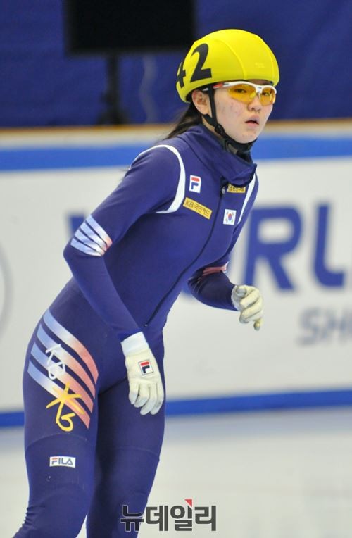 ▲ 심석희 선수.ⓒ뉴데일리 이종현 사진기자