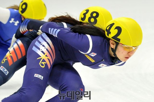 ▲ 심석희 선수.ⓒ뉴데일리 이종현 사진기자