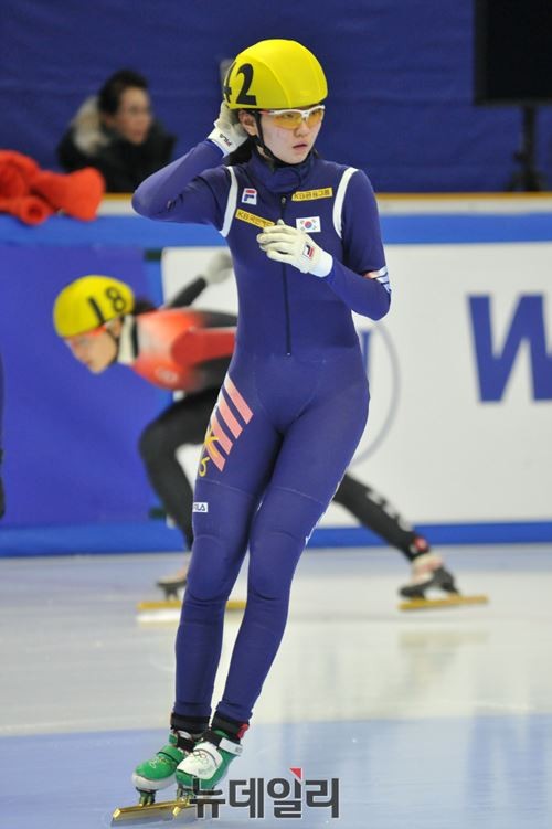 ▲ 심석희 선수.ⓒ뉴데일리 이종현 사진기자