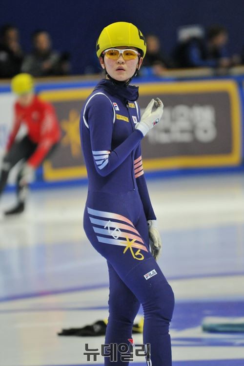 ▲ 심석희 선수.ⓒ뉴데일리 이종현 사진기자