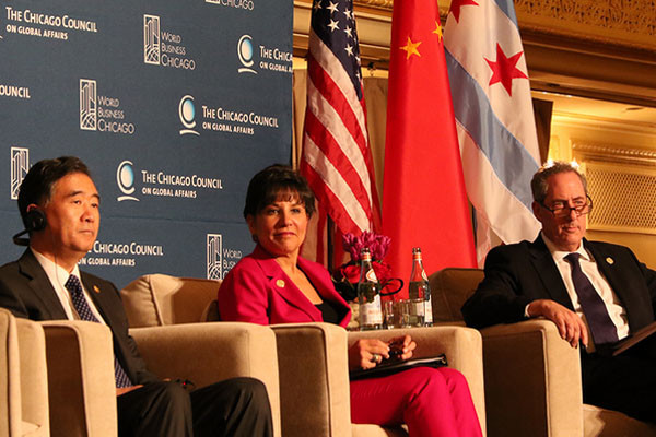 지난 17일 미국에서 열린 美中통상무역합동위원회(JCCT)에 참석한 왕양 중국 경제부총리(왼쪽). ⓒ美상무부 홈페이지