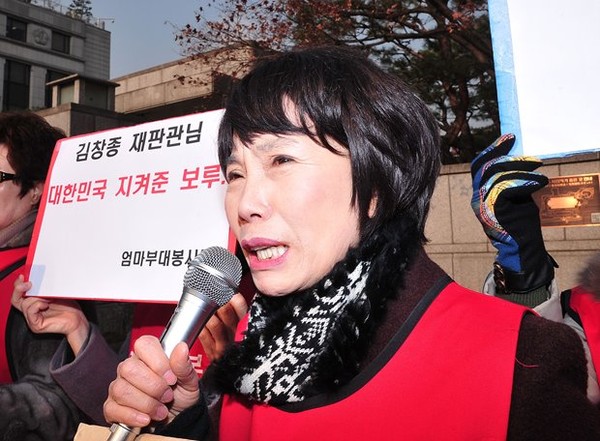 ▲ 주옥순 엄마부대봉사단 대표.ⓒ 뉴데일리 정재훈 사진기자