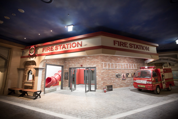 ▲ EBS 리틀소시움 내부에 마련돼 있는 소방서 체험장 모습.ⓒEBS 리틀소시움 제공