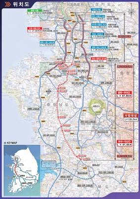 ▲ 평택~부여~익산 민자고속도로 사업 위치도.ⓒ국토교통부