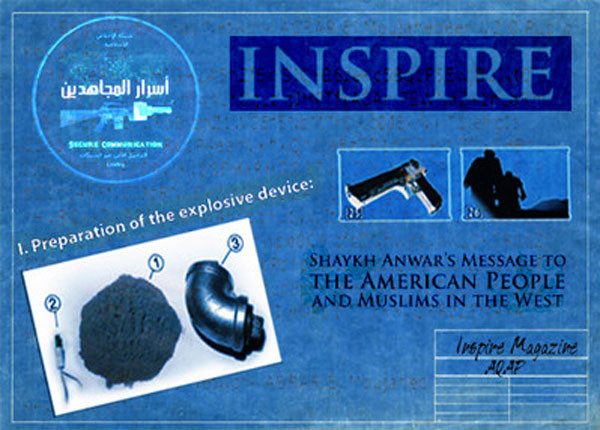 ▲ 알 카에다 웹진 '인스파이어'의 파이프 폭탄 제조법. ⓒ인터넷 검색