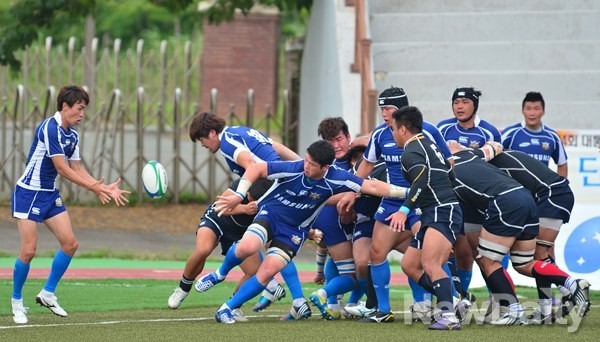 ▲ 삼성중공업 럭비팀 자료사진.ⓒ뉴데일리 정상윤 사진기자.