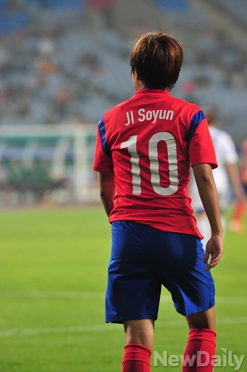 ▲ 지소연 선수.ⓒ뉴데일리 정재훈 사진기자