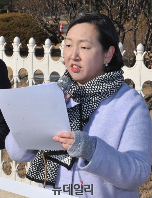인지연 북한인권법통과를위한모임 대표. ⓒ뉴데일리 이종현 사진기자