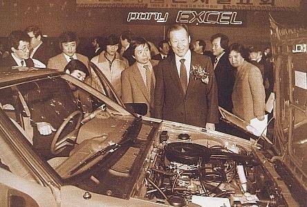 ▲ 고 정주영 현대그룹 창업주에게 포니는 난산 끝에 얻은 옥동자와 같은 존재였다.ⓒ