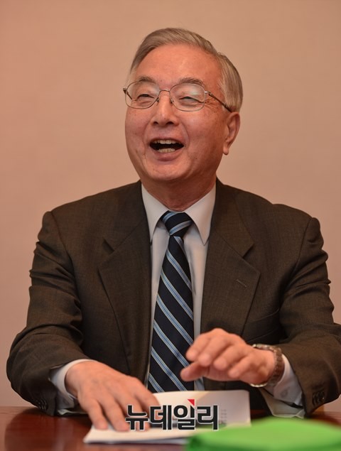 ▲ 정종욱 부위원장은 통일준비위의 역할에 대해 '민간자문기구' 이상도 이하도 아니라고 선을 그었다. ⓒ뉴데일리 정상윤 기자