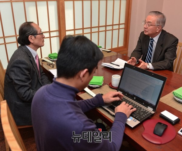 ▲ 정종욱 통일준비위 부위원장은 장진성 뉴포커스 대표 등 탈북자들이 전하는 '북한 내 권력다툼' 가능성을 일축했다. 장성택 처형이 그 증거라고 주장했다. ⓒ뉴데일리 정상윤 기자