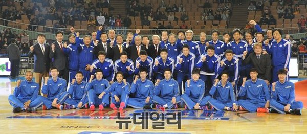 ▲ 역대 아시안게임 메달리스트가 모두 잠실에 모였다.ⓒ뉴데일리 이종현 사진기자