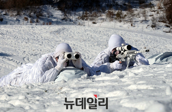 ▲ K14 저격총기 훈련 ⓒ태상호
