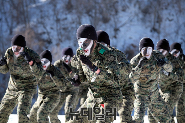 ▲ 크라브마가 훈련중인 특전사 대원 ⓒ태상호