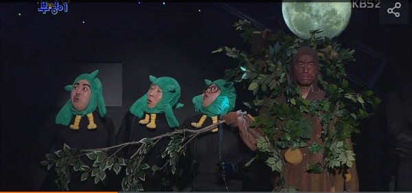 ▲ KBS 코미디 프로그램 개그콘서트가 지난 11일 새로 선보인 '부엉이' 코너 장면.ⓒKBS 방송화면 캡쳐