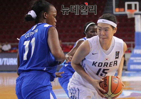 ▲ 대한민국 여자농구의 미래, 박지수 선수.ⓒFIBA