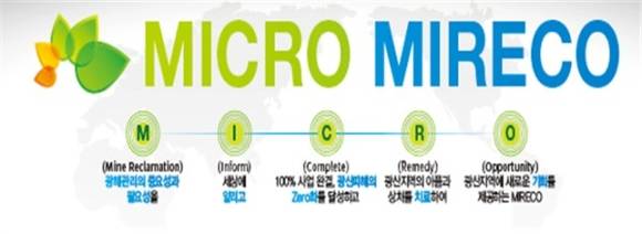 ▲ ⓒ광해관리공단 새로운 비전 슬로건 '마이크로 미래코'