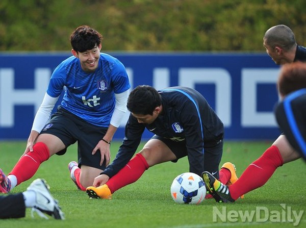 ▲ 왼쪽부터 손흥민, 남태희, 차두리 선수.ⓒ뉴데일리 정재훈 사진기자
