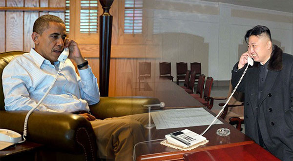 ▲ "정은이, 이번에는 무슨 개소리 할려고?" "헤헤, 왜 그러세요? 싸우자는 것도 아닌데…." 美전직 관료와 北현직 관료들이 싱가포르에서 접촉하고 있다. 北김정은 정권의 숙원인 '통미봉남'을 하려는 걸까? ⓒ뉴질랜드 래디올리브닷컴 합성사진 캡쳐