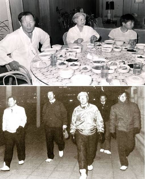 아산의 아침식탁과 출근. 고 정주영 회장은 매일 새벽 5시에 자제들과 함께 식사한 후 도보로 청운동에서 계동 현대사옥까지 출근했다.ⓒ