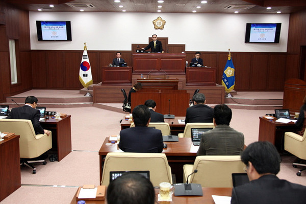 ▲ 제172회 임시회 개회 ⓒ김천시의회 제공