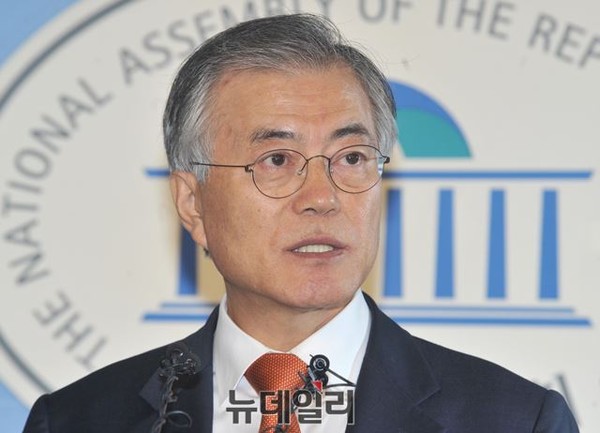 ▲ 새정치민주연합 문재인 당대표 후보. ⓒ뉴데일리 이종현 기자