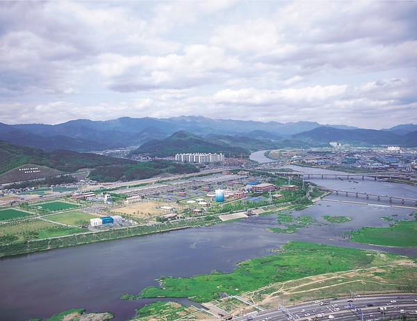 ▲ 금호강과 신천하수처리장 모습.ⓒ대구시 제공