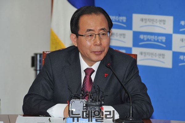 ▲ 새정치민주연합 김성곤 전당대회준비위원장. ⓒ뉴데일리 이종현 기자