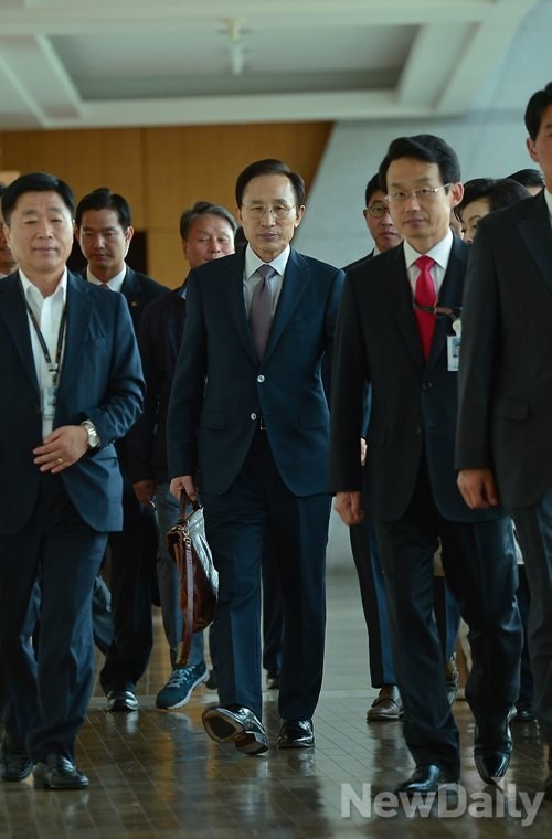 ▲ 이명박 前 대통령. ⓒ뉴데일리 정상윤 사진기자