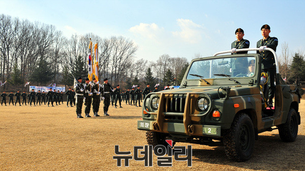 ▲ 특전부사관 214기 임관식  ⓒ뉴데일리 오세진 기자