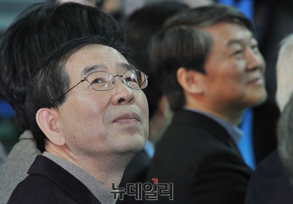 ▲ 31일 서울 장충체육관에서 열린 새정치민주연합 당대표·최고위원후보 합동연설회에 참석한 박원순 서울특별시장. ⓒ뉴데일리 이종현 기자